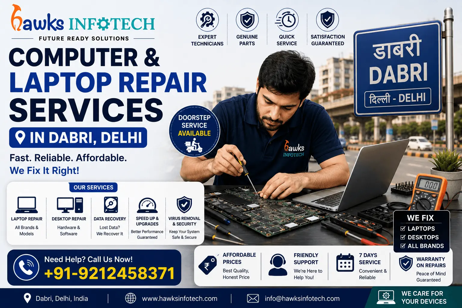Computer & Laptop Repair Services in Dabri, Delhi