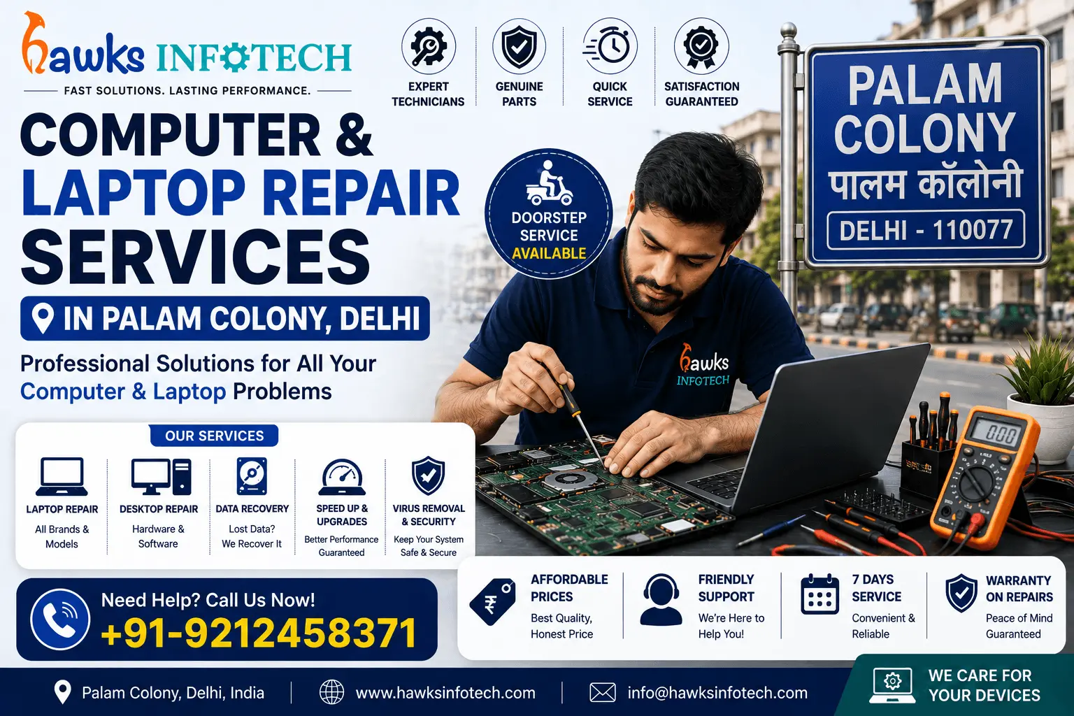 Computer & Laptop Repair Services in Palam Colony, Delhi