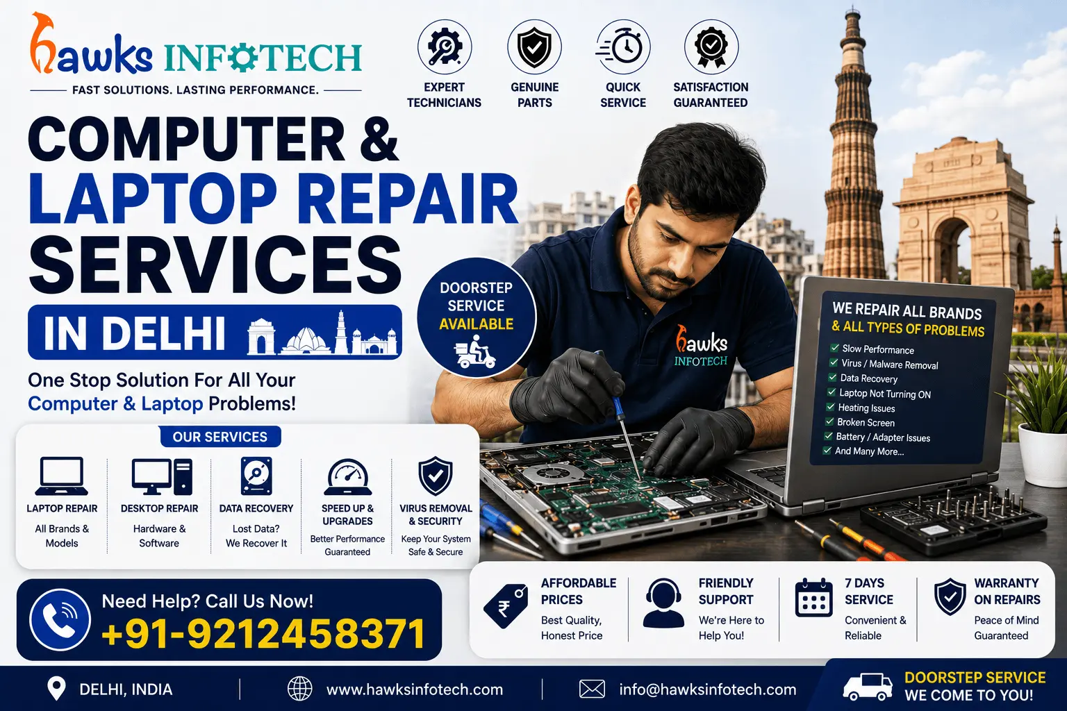 Computer & Laptop Repair Services in Delhi