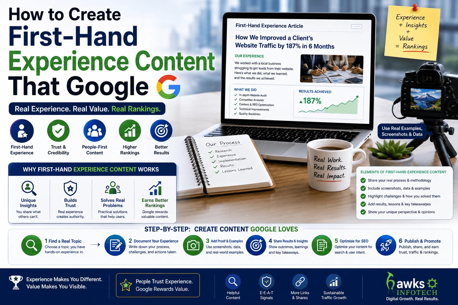 How to Create First-Hand Experience Content That Google Loves