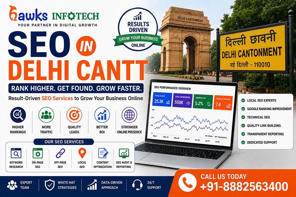 SEO in Delhi Cantt