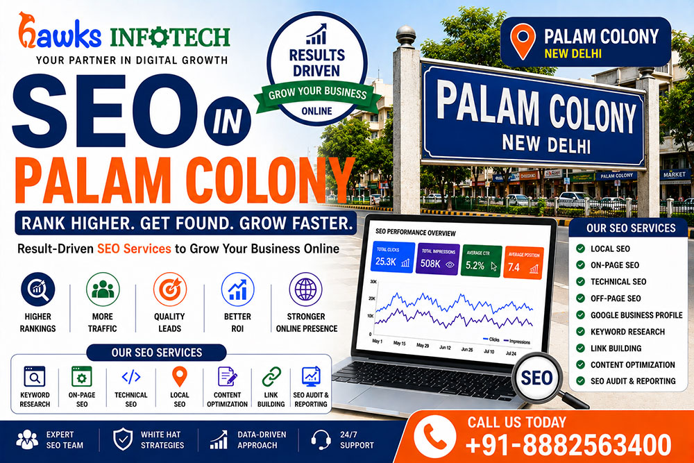 SEO in Palam Colony