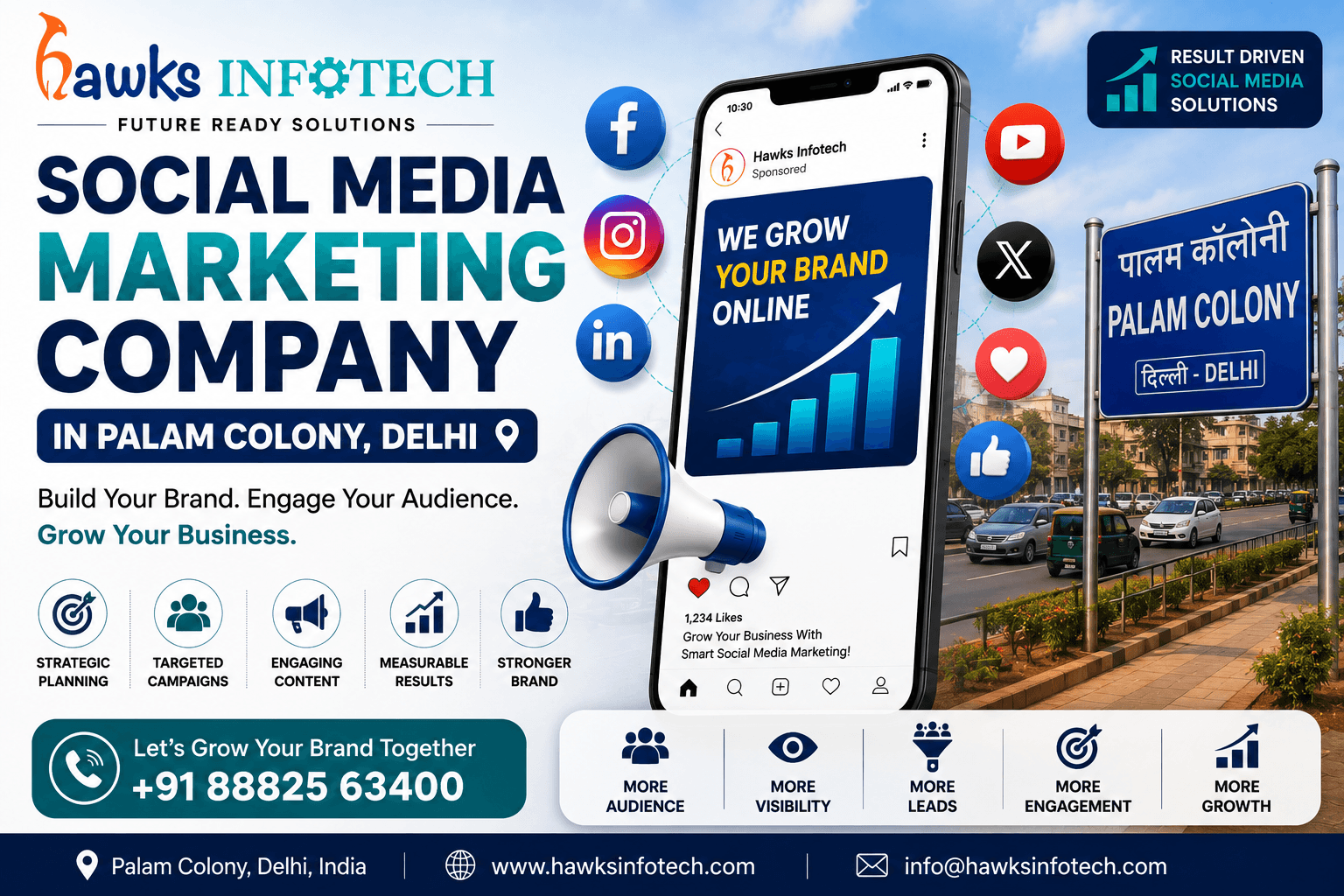 Social Media Marketing Company in Palam Colony, Delhi
