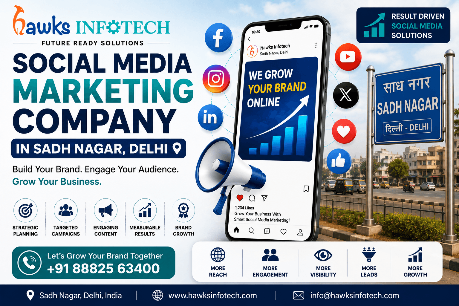 Social Media Marketing Company in Sadh Nagar, Delhi