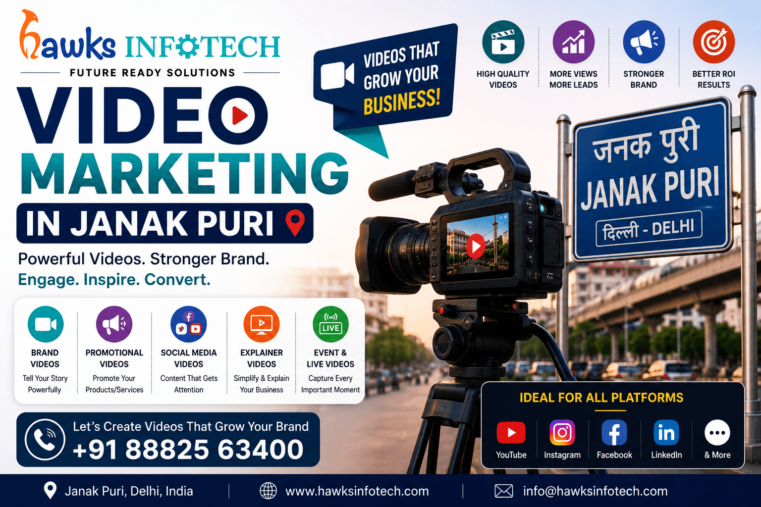 Video Marketing in Janak Puri