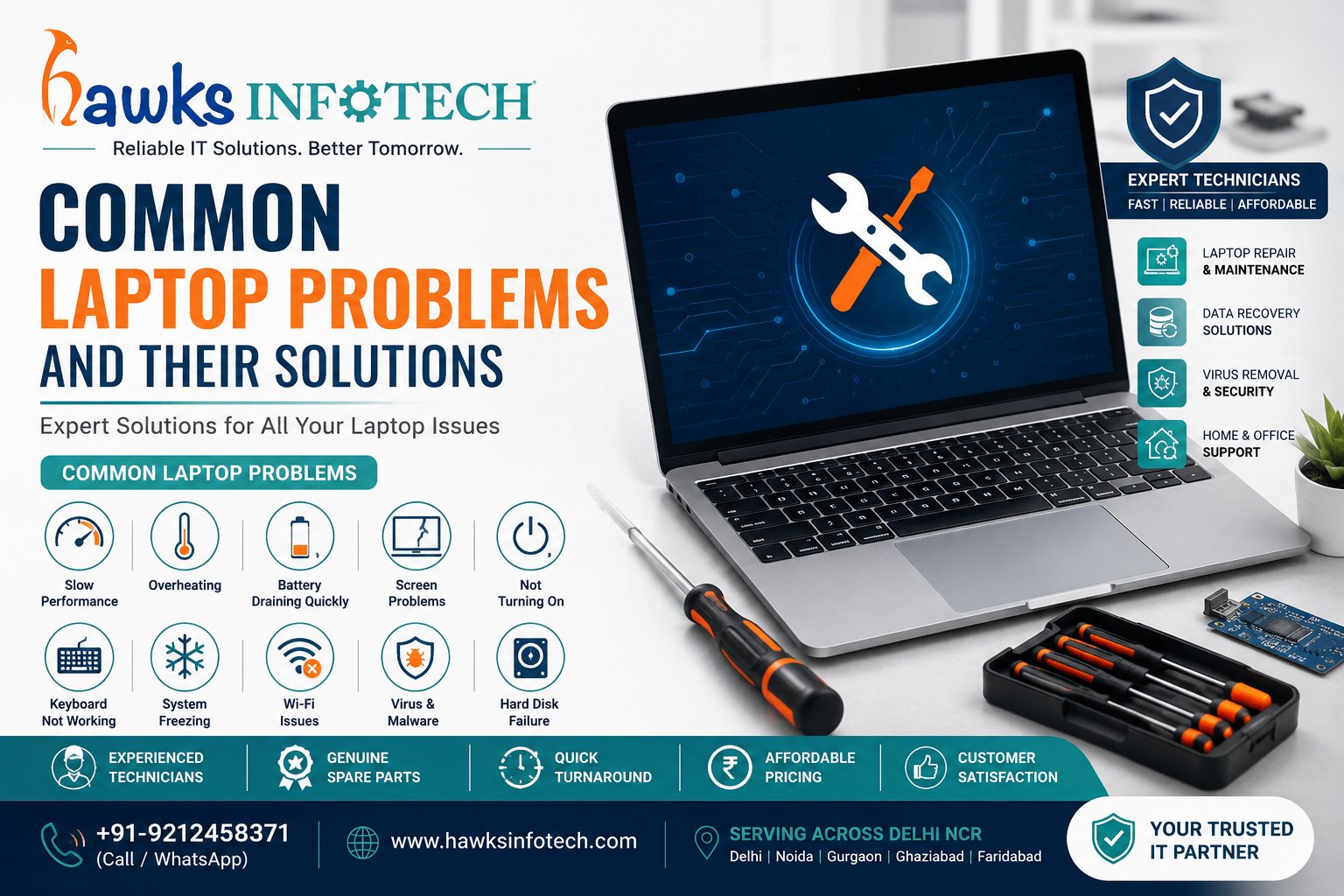 Common Laptop Problems and Their Solutions