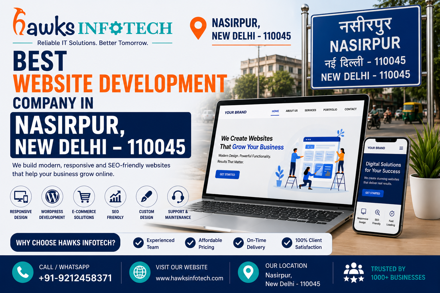 Best Website Development Company in Nasirpur, New Delhi - 110045