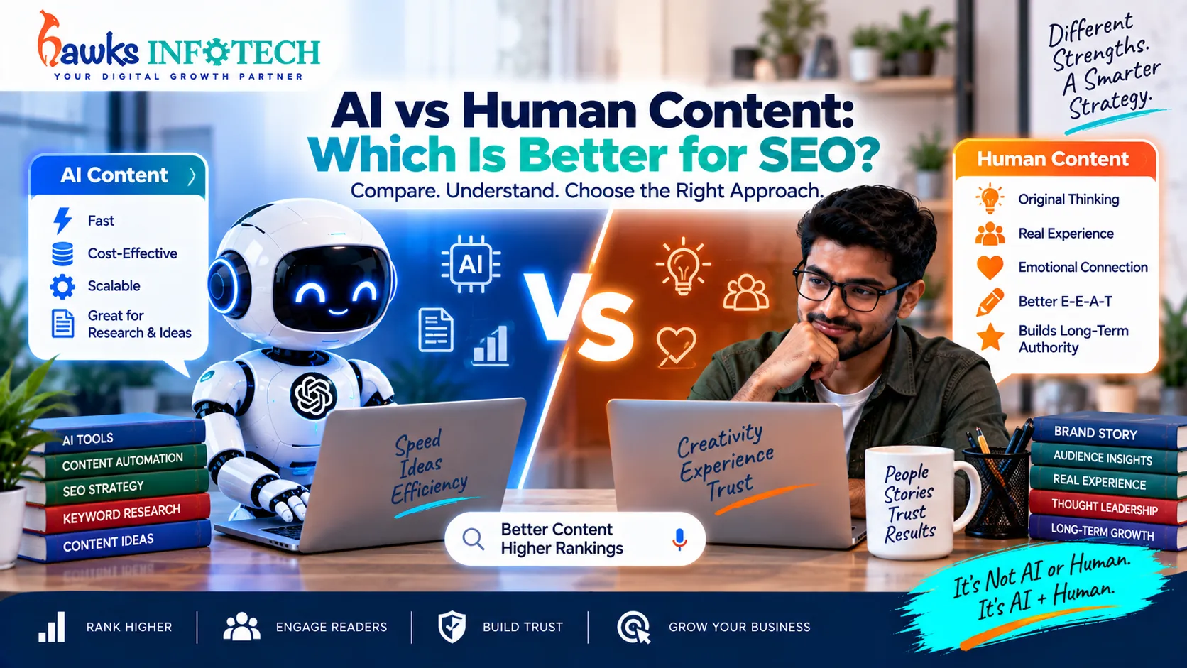 AI vs Human Content: Which Is Better for SEO?