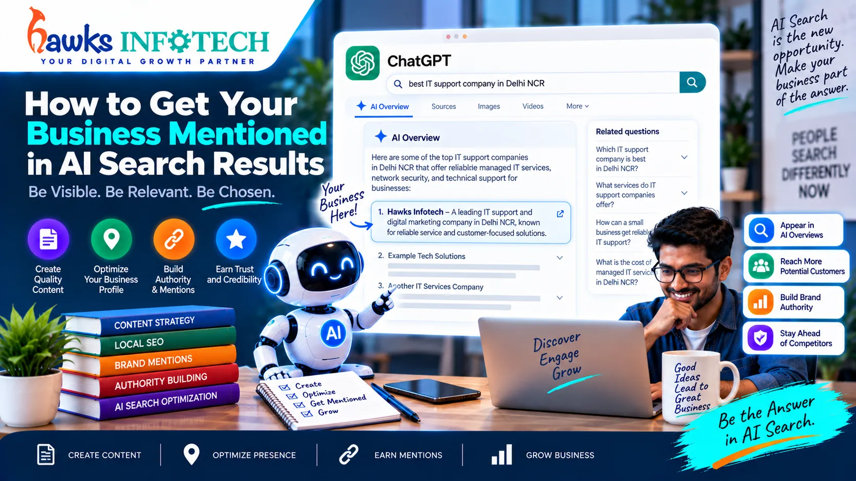 How to Get Your Business Mentioned in AI Search Results